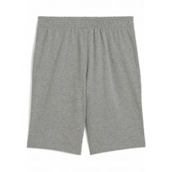 Młodzieżowe szorty ESS z logo No. 1 z dżerseju PUMA Medium Gray Heather. Szara szorty Puma, bez wzorów, z dżerseju, młodzieżowe. Za 89.00 zł.