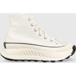 Converse trampki Chuck 70 Future Comfort damskie kolor beżowy. Brązowe trampki Converse, bez wzorów, z gumy, bez zapięcia. Za 519.99 zł.