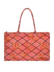 BLE Shopper bag w kolorze pomarańczowo-różowym - 58 x 32 cm rozmiar: onesize. Pomarańczowe shopper bag BLE, bez wzorów, z materiału, na ramię, bez dodatków. Za 80.70 zł.