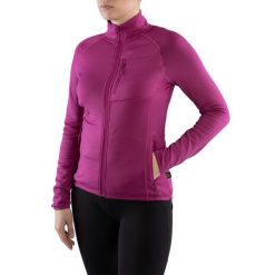 Bluza trekkingowa techniczna damska Viking Jukon na zamek. Czerwone bluzy Viking, xl, bez wzorów, bez ramiączek, bez kaptura. Za 270.99 zł.