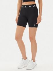 Adidas Szorty sportowe Techfit HF6683 Czarny Slim Fit. Czarne szorty sportowe adidas, bez wzorów, z syntetyku, na fitness i siłownię, techfit (adidas). Za 89.99 zł.