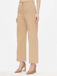 Marella Spodnie materiałowe Nabis 2413131091200 Brązowy Regular Fit. Brązowe spodnie materiałowe Marella, bez wzorów, z bawełny. Za 379.99 zł.