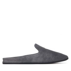 Klapki Max Mara. Szare klapki Max Mara, bez wzorów, bez obcasa, bez zapięcia. Za 2,109.00 zł.