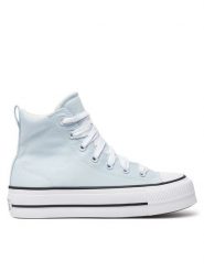Converse Trampki Chuck Taylor All Star Padded Lift Platform A10452C Szary. Szare trampki Converse, bez wzorów, z materiału, retro, bez zapięcia. Za 249.99 zł.
