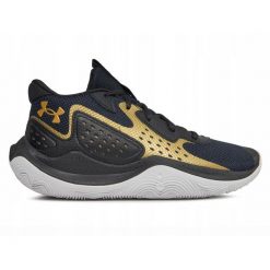 Obuwie Sportowe Do Koszykówki Under Armour Ua Jet '23 11,5/1. Czarne buty sportowe lifestyle Under Armour, bez wzorów, sportowe, bez zapięcia. Za 209.99 zł.
