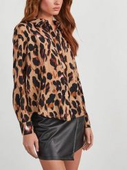 Milan Kiss Koszula w kolorze beżowym rozmiar: L. Brązowe koszule Milan Kiss, l, bez wzorów, bez kołnierzyka, bez ramiączek. Za 174.02 zł.