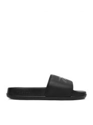 Reebok Klapki CEOWB-ZJ250026A Czarny. Czarne klapki Reebok, bez wzorów, z materiału, bez obcasa, bez zapięcia. Za 89.99 zł.