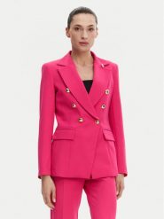 Maryley Marynarka 25EB139/43AL Różowy Regular Fit. Czerwone marynarki i żakiety Maryley, m, bez wzorów, z syntetyku, bez ramiączek. Za 399.99 zł.