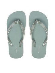 Calvin Klein Japonki Arwa HW0HW02956 Zielony. Zielone japonki Calvin Klein, bez wzorów, z syntetyku. Za 149.99 zł.