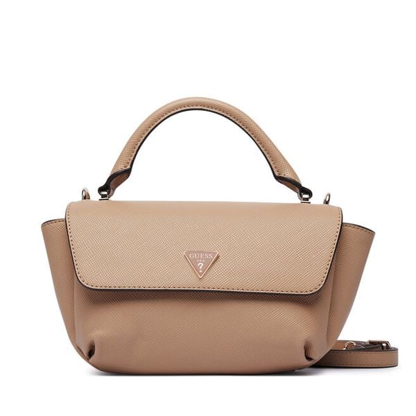 Torebka Guess. Brązowe torebki klasyczne Guess, z aplikacjami, bez dodatków. Za 489.99 zł.