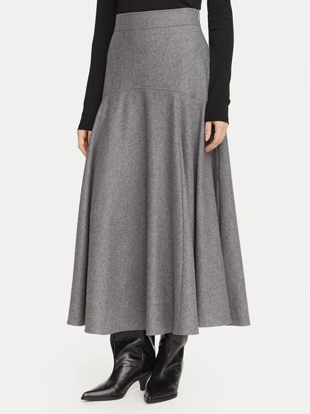 BOSS Spódnica trapezowa Vopala 50568806 Szary Regular Fit. Szare spódnice Boss, bez wzorów, z syntetyku, trapezowe. Za 1,349.00 zł.