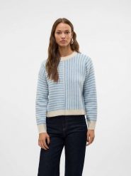 Vero Moda Sweter w kolorze błękitnym rozmiar: L. Niebieskie swetry Vero Moda, l, bez wzorów, bez ramiączek. Za 79.21 zł.