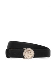 Guess Pasek Damski BW9494 P6425 Czarny. Czarne paski Guess, z aplikacjami, ze skóry. Za 234.99 zł.