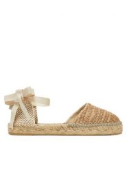 Manebi Espadryle H 1.5 P0 Beżowy. Brązowe espadryle Manebi, bez wzorów, ze skóry, bez obcasa. Za 459.99 zł.