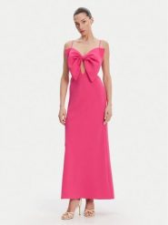 Bardot Sukienka wieczorowa Paula Bow 59621DB Różowy Regular Fit. Czerwone sukienki Bardot, bez wzorów, z syntetyku, wizytowe, bez kołnierzyka, bez ramiączek. Za 399.99 zł.