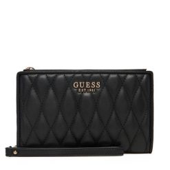 Portfel Guess. Czarne portfele Guess, z aplikacjami. Za 249.99 zł.