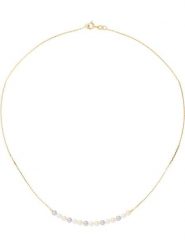 Pearline Złoty naszyjnik z perłami - dł. 42 cm rozmiar: onesize. Białe naszyjniki Pearline, z materiału, z perłą, złote. Za 391.99 zł.