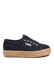 Superga Espadryle 2730 Cotropew S00CF20 Granatowy. Niebieskie espadryle Superga, bez wzorów, z materiału, bez obcasa. Za 269.99 zł.