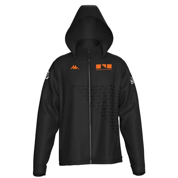 Kurtka z dresu Kappa Adverzipi Gmr. Czarne kurtki Kappa, l, bez wzorów, z dresówki, sportowe, bez kaptura. Za 572.00 zł.