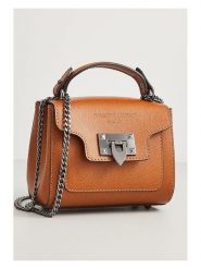 Christian Laurier Skórzana torebka "Marceau" w kolorze karmelowym - 17,5 x 14 x 7 cm rozmiar: onesize. Brązowe torebki klasyczne Christian Laurier, bez wzorów, z materiału, przez ramię, bez dodatków. Za 252.94 zł.
