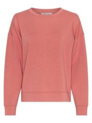 MOSS COPENHAGEN Bluza "Ima Q" w kolorze koralowym rozmiar: S/M. Czerwone bluzy Moss Copenhagen, m, bez wzorów, bez ramiączek, bez kaptura. Za 131.43 zł.