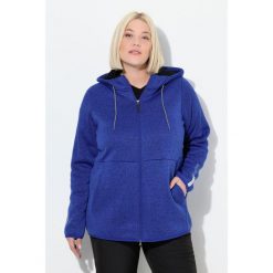 Damskie Sweter na polarze pluszowy polar dwukierunkowy suwak odblaski. Swetry Ulla Popken, plus size, bez wzorów, z materiału, sportowe, plus size, bez ramiączek. Za 349.99 zł.