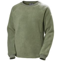 Damski polar Helly Hansen Escape Teddy. Zielone bluzy z polaru Helly Hansen, bez wzorów, z polaru, trekkingowe. Za 449.50 zł.