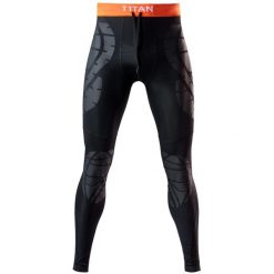 Spodnie bramkarskie dla dorosłych Anti Abrasion Pant 2.0 ochronne. Czarne szorty T1TAN, bez wzorów, z tworzywa sztucznego, sportowe. Za 339.99 zł.