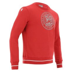 Bluza z okrągłym dekoltem Université de Bologne Merch Bj. Białe bluzy Macron, s, bez wzorów, z materiału, klasyczne, bez ramiączek, bez kaptura. Za 296.00 zł.