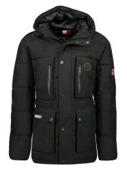 Geographical Norway Kurtka zimowa "Albert" w kolorze czarnym rozmiar: S. Czarne kurtki Geographical Norway, na zimę, s, bez wzorów, z puchu, bez kaptura. Za 380.16 zł.