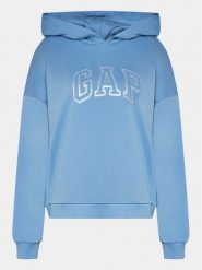 Gap Bluza 729733-00 Niebieski Regular Fit. Niebieskie bluzy GAP, l, bez wzorów, z bawełny, bez kaptura. Za 259.99 zł.