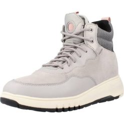 Buty GEOX D AERANTIS 4X4 B ABX Szary. Szare buty trekkingowe Geox, z tkaniny, bez zapięcia. Za 364.99 zł.