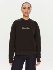 Calvin Klein Bluza Hero Logo K20K205450 Czarny Regular Fit. Czarne bluzy Calvin Klein, m, bez wzorów, z bawełny, bez ramiączek, bez kaptura. Za 279.99 zł.