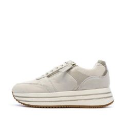 Buty Kency Rozmiar 39 - D36QHA-C1S2L Beżowy. Brązowe buty treningowe Geox, bez wzorów, z materiału, bez zapięcia, trekkingowe. Za 394.95 zł.