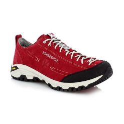 Buty trekkingowe damskie Kimberfeel CHOGORI Framboise. Czerwone trekkingi Kimberfeel, bez wzorów, bez zapięcia, trekkingowe. Za 499.99 zł.