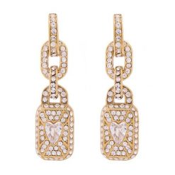 Kolczyki Guess. Żółte kolczyki Guess, złote. Za 499.99 zł.