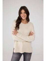 LIEBLINGSSTÜCK Sweter "Talitha" w kolorze kremowym rozmiar: 34. Brązowe swetry LIEBLINGSSTÜCK, bez wzorów, z bawełny, bez ramiączek. Za 205.93 zł.