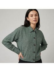 MOSS COPENHAGEN Kurtka koszulowa "Viana" w kolorze zielonym rozmiar: XS. Zielone kurtki Moss Copenhagen, xs, bez wzorów, bez kaptura. Za 184.02 zł.