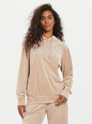 Guess Bluza V4RQ25 KBXI2 Różowy Regular Fit. Czerwone bluzy Guess, xxs, z aplikacjami, z syntetyku, bez kaptura. Za 209.99 zł.