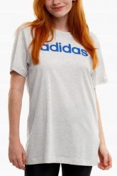 Koszulka damska adidas Essentials Linear Loose Tee. Białe t-shirty sportowe adidas, xs, bez wzorów, z bawełny, bez ramiączek. Za 69.99 zł.