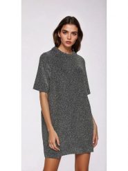 Monki Sukienka w kolorze czarnym rozmiar: XS. Czarne sukienki Monki, na co dzień, xs, bez wzorów, bez kołnierzyka, bez ramiączek, mini, proste. Za 39.99 zł.