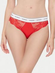 Guess Figi klasyczne O2BE08 KBBT0 Czerwony. Czerwone figi Guess, z aplikacjami, z syntetyku. Za 139.99 zł.