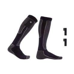 Skarpetki ogrzewane Comfort - 1 para baterii Dorośli. Czarne skarpetki G-HEAT, bez wzorów, z materiału. Za 332.34 zł.