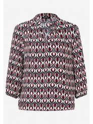 More & More Bluzka w kolorze czerwono-granatowo-białym rozmiar: 44. Białe bluzki More & More, s, bez wzorów, z wiskozy, klasyczne, bez kołnierzyka, bez ramiączek. Za 78.47 zł.