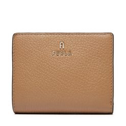 Mały Portfel Damski Furla. Brązowe portfele Furla, bez wzorów. Za 639.99 zł.