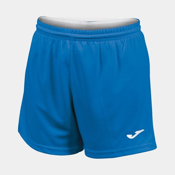 Spodenki sportowe damskie Joma Paris II. Niebieskie szorty sportowe Joma, bez wzorów. Za 18.99 zł.