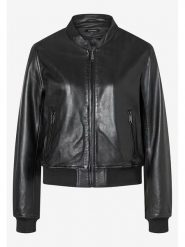 More & More Skórzana kurtka w kolorze czarnym rozmiar: 36. Czarne kurtki More & More, bez wzorów, bez kaptura. Za 384.71 zł.