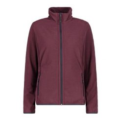Polar damski zapinany na zamek CMP. Czerwone bluzy z polaru CMP, bez wzorów, z polaru, trekkingowe. W wyprzedaży za 381.40 zł.