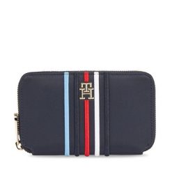 Portfel Tommy Hilfiger. Niebieskie portfele Tommy Hilfiger, bez wzorów. Za 169.99 zł.