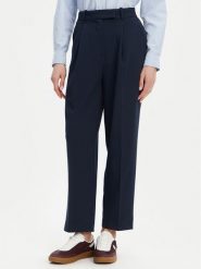 Tommy Hilfiger Chinosy WW0WW44793 Granatowy Tapered Fit. Niebieskie chinosy Tommy Hilfiger, bez wzorów, z syntetyku. Za 339.99 zł.